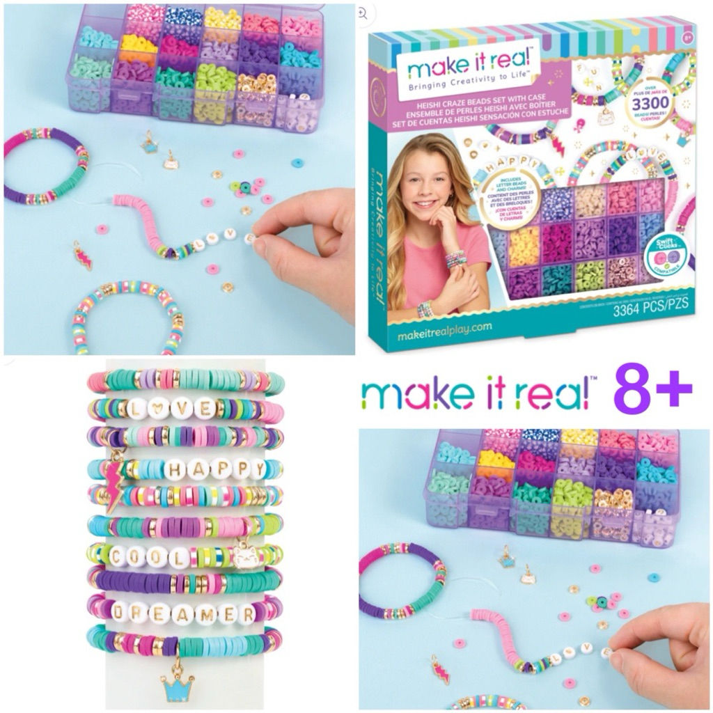 ✅ make it real  #52 D.I.Y. เซ็ททำสร้อยลูกปัด HEISHI CRAZE SWIFT CLICKS