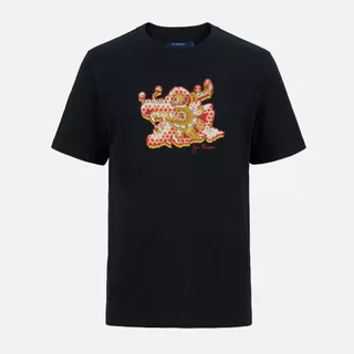 Dragon Cotton T-Shirt - Classic Black