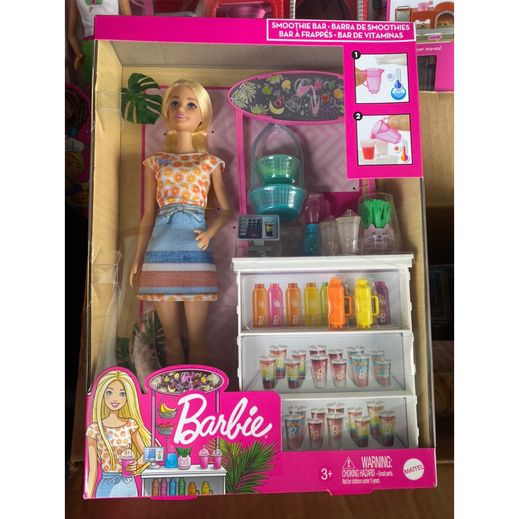 Barbie setขายของพร้อมbarbie1ตัว