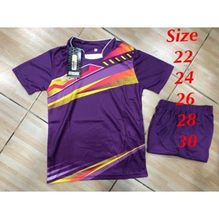 ชุดกีฬาเด็กได้ทั้งเสื้อทั้งกางเกงใส่ได้ทั้งผู้หญิงผู้ชายเนื้…