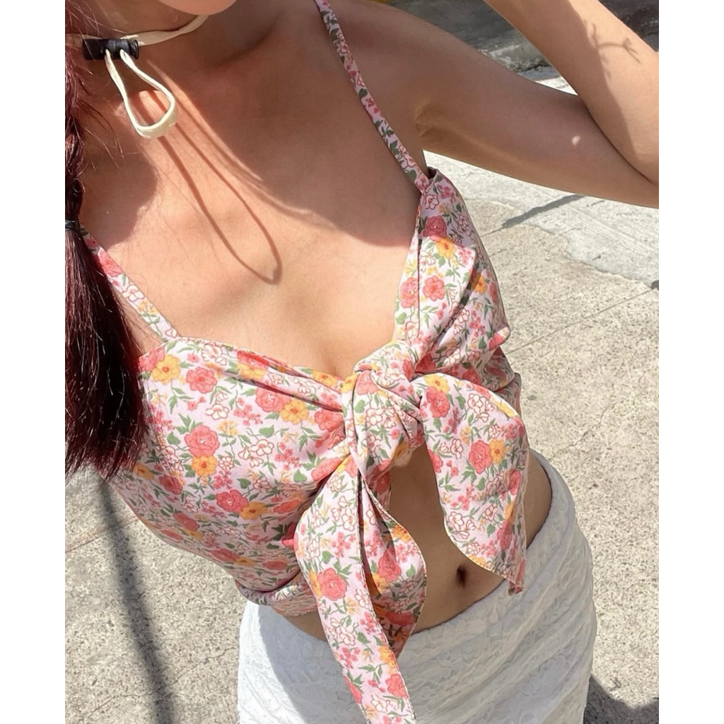 [ส่งต่อ] NEW 💐Pokee_peeko - Pixie Top เสื้อสายเดี่ยว(ของใหม่ มือ1)