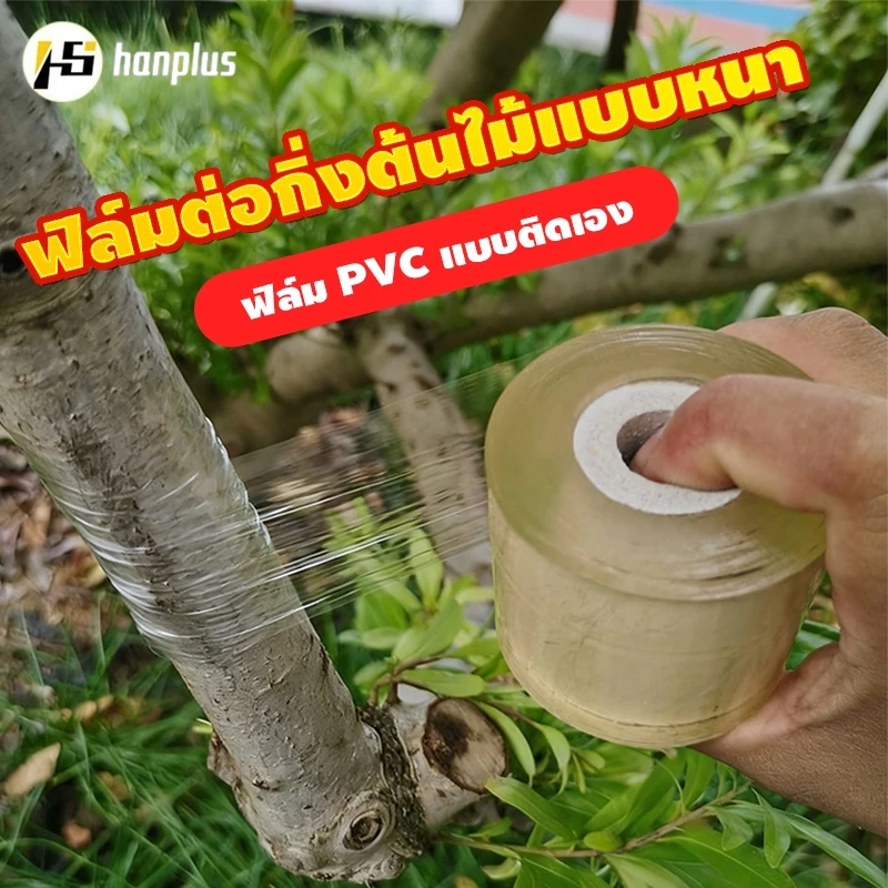 เทปพันกิ่งไม้ เทปพันตอนกิ่ง พลาสติกทาบกิ่ง เทปติดตาต้นไม้