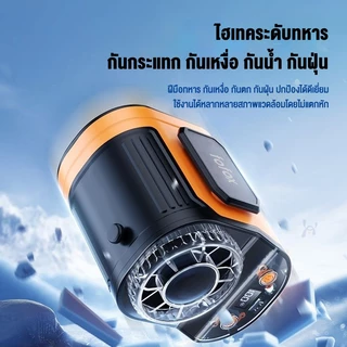 fofox WF17 พัดลมเหน็บเอว 10000mAh พัดลมคาดเอวพกพา 100 เกียร์ เทคนิคแสดงเลข LED พัดลมคอ พัดลมเหน็บเอว เหมาะสำหรับกลางแจ้ง