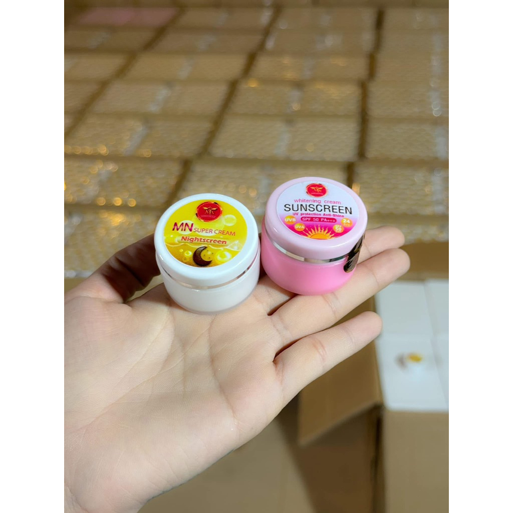 MN Day&Night cream 2ชิ้น ขนาด5กรัม