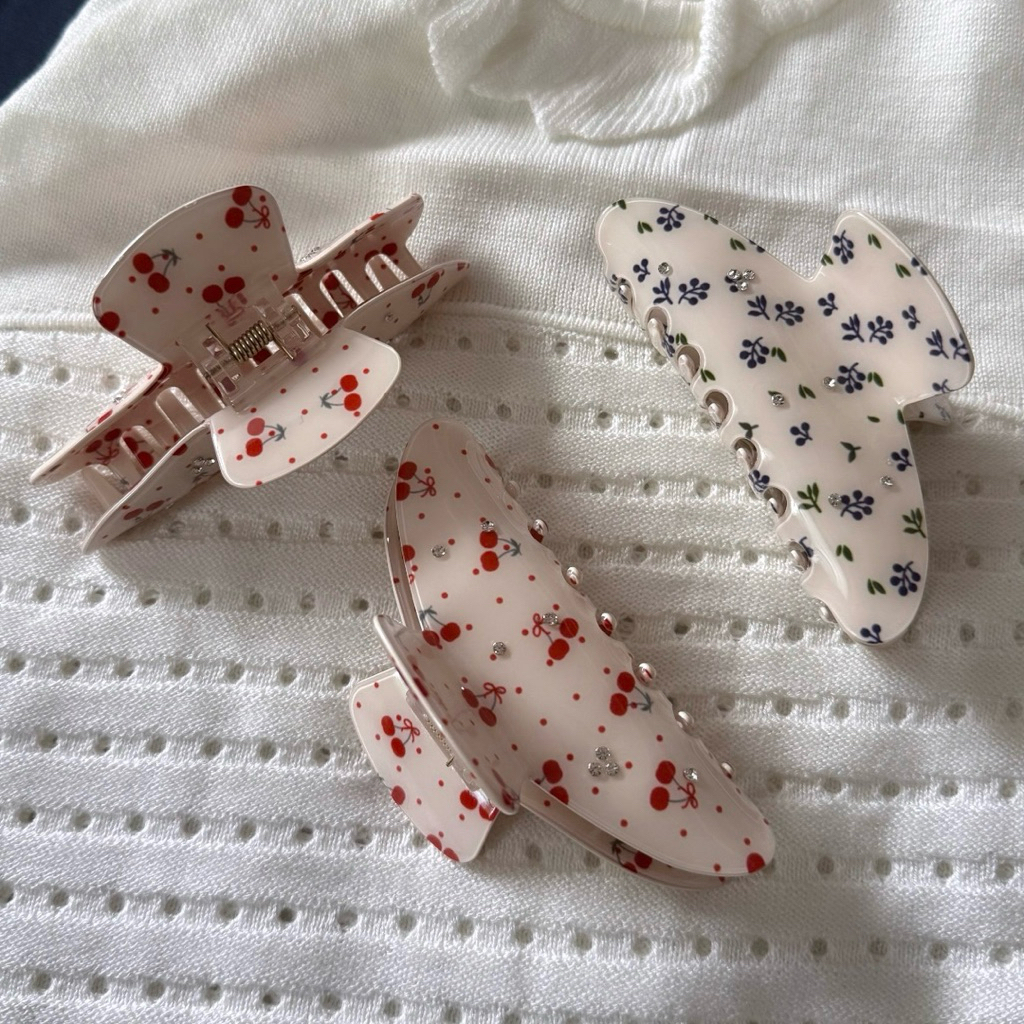 gleametoile - Pie hair claw clip✨🥧🍒🫐 (10x4cm)