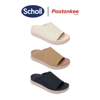 Scholl รองเท้าสกอลล์-ลัค ซังค์กี้ Luck Chunky รองเท้าแตะแบบส…
