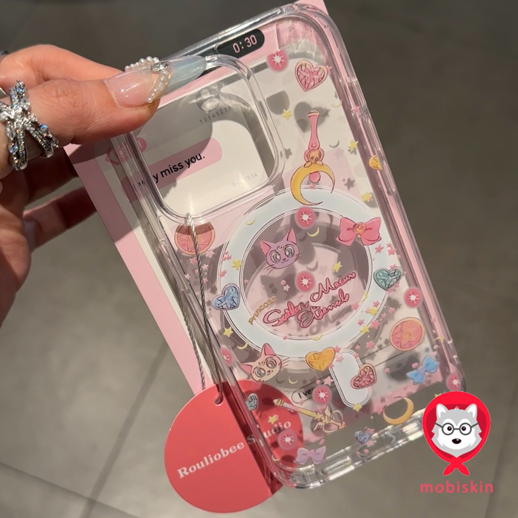 🍔เข้ากันได้สำหรับ iPhone เปลือกดูดแม่เหล็ เคสไอโฟน 16PROMAX 16PRO 15PLUS 14PRO 13PROMAX 11PRO