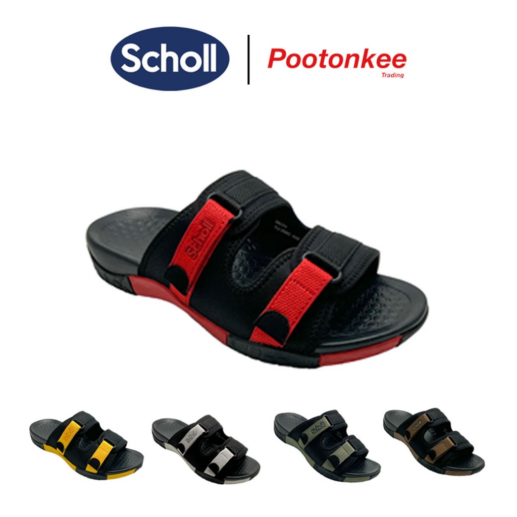 Scholl รองเท้าสกอลล์-โอลิเวอร์ Oliver แตะสวมสำหรับผู้ชาย และผู้หญิง รองเท้าสุขภาพ General Comfort เบา ทนทาน