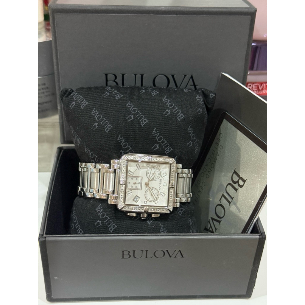 BULOVA Watch นาฬิกาแบรนด์แท้มือสอง สภาพนางฟ้า อุปกรณ์ครบ 💯‼️✨⌚️