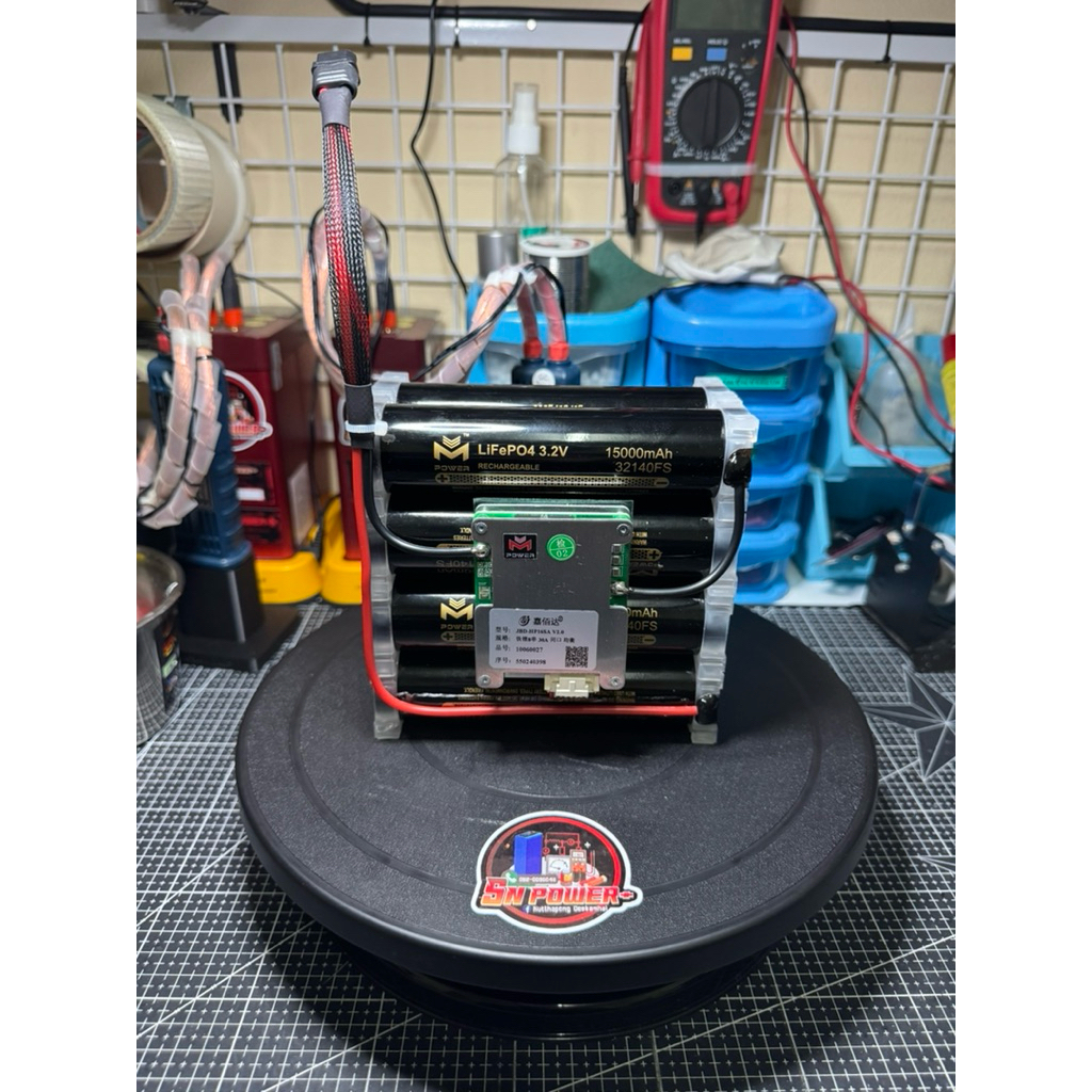 แบตเตอรี่Li-FePO4 8S 15Ah BMS30A