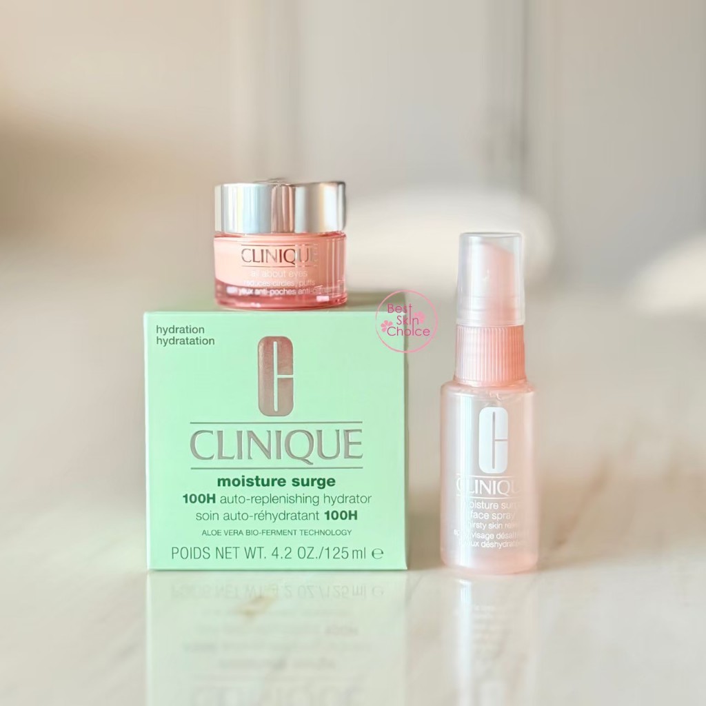 Moisture Surge 100H Auto-replenishing Hydrator 15 50 125 ml / Moisture Surge Face Spray30ml /All About Eyes Reduces 15ml