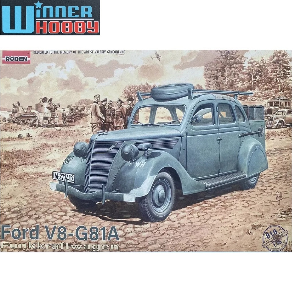 Roden 818 Ford V8-G81A Funkkraftwagen 1/35