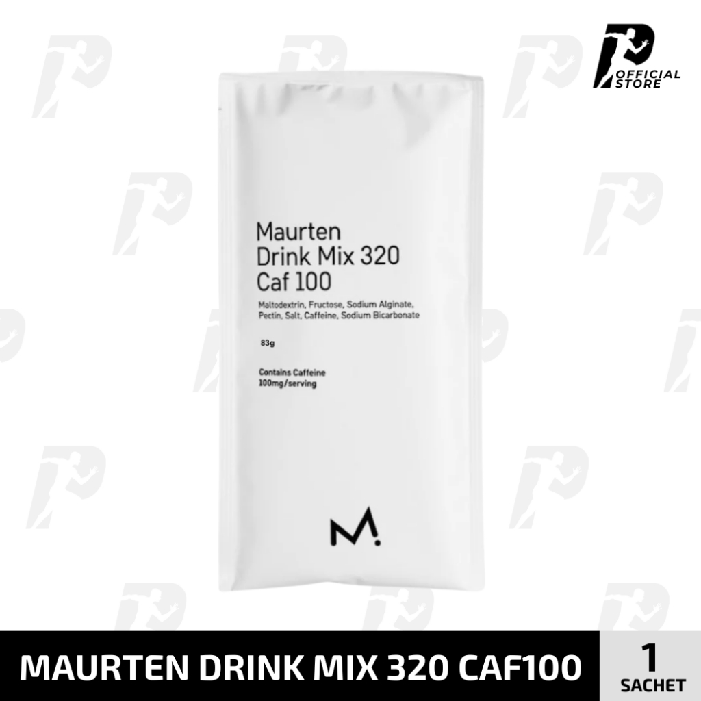 ผงชง MAURTEN DRINK MIX320 CAF100 - 1 ซอง เพิ่มพลังงาน 320 kcal คาเฟอีน 100mg สำหรับนักวิ่ง