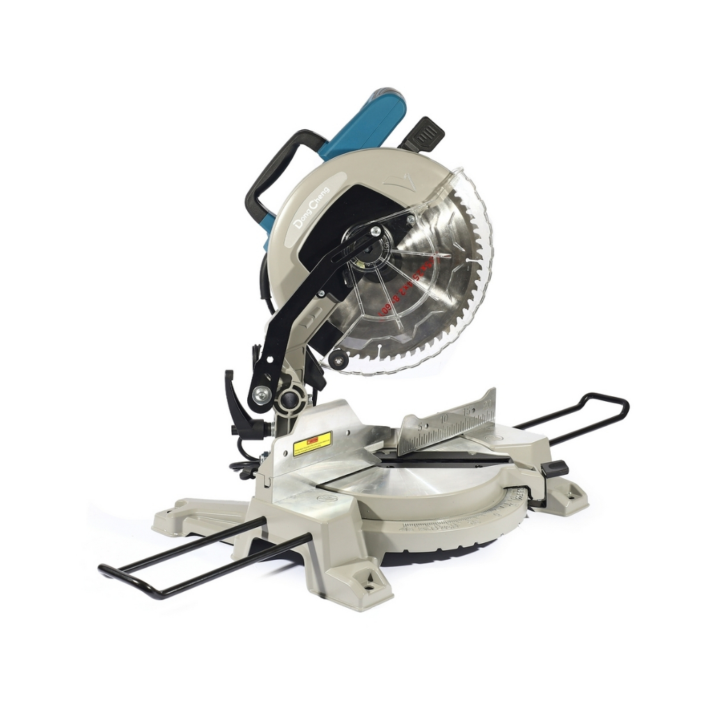 DONG CHENG แท่นตัดองศา 10 นิ้ว รุ่น DJX09-255 กำลังไฟ 1,800 วัตต์ ระบบเฟืองทดรอบ ความเร็วรอบตัวเปล่า