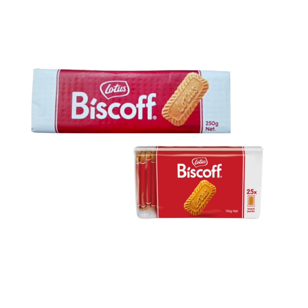 Lotus Biscoff Biscuits บิสคอฟรสคาราเมล มี 2 ขนาด สินค้าจากเบลเยียม มีฮาลาล