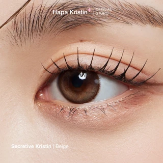 HapaKristin คอนแทคเลนส์ รายเดือน รุ่น Secretive Kristin สี Beige (2pcs/box) มีค่าสายตา Contact Lens