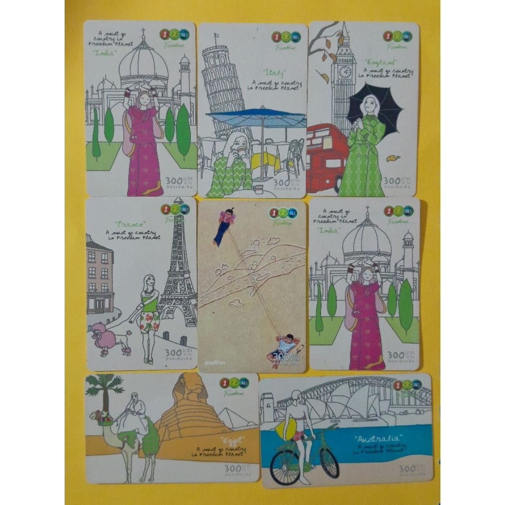 บัตรเติมเงิน  One2Call  ผ่านการใชแล้ว