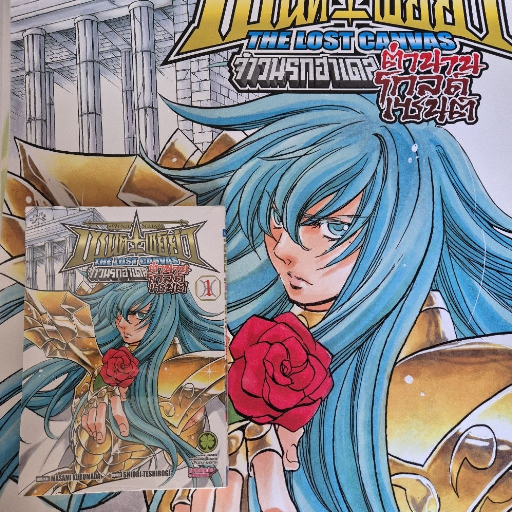 saint seiya the lost canvas เซนต์เซย์ย่า จ้าวนรกฮาเดส ตำนานโกลด์เซนต์เล่ม1-16 แยกเล่ม สันทองมือหนึ่ง มีโปสเตอร์ทุกเล่ม