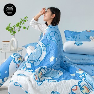 ผ้านวม ผ้าห่มปรับอากาศ ลายการ์ตูน Blanket 4/5/6 ฟุต นุ่ม ระบายอากาศได้ดี ซักเครื่องได้