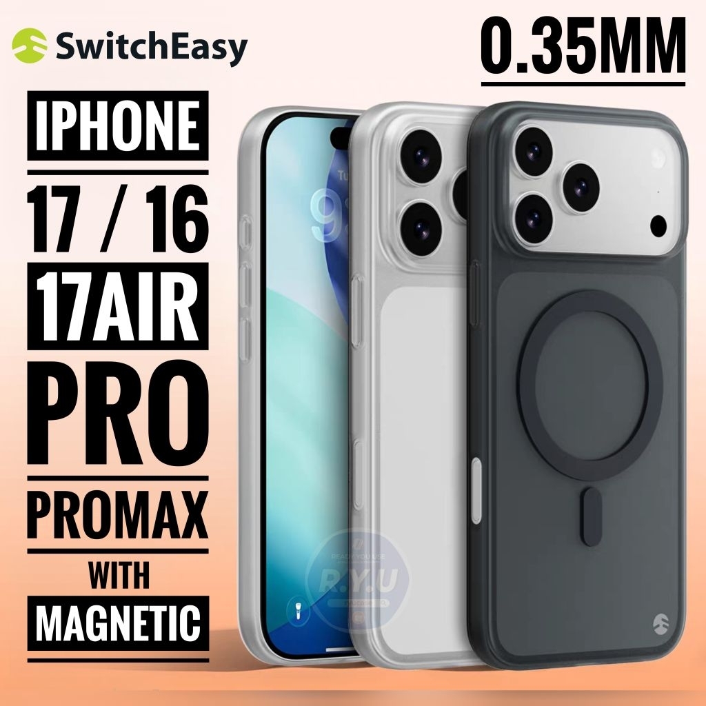 แท้💯ล้าน% เคสบาง ใช้สำหรับ iPhone17 17Air 17Pro 17ProMax 16Pro 16Promax ยี่ห้อ Switcheasy Ultra Slim 0.35MM for Magnetic