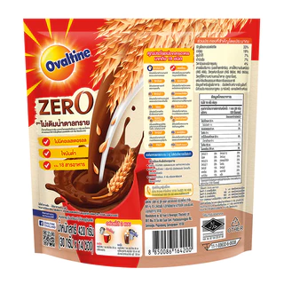Ovaltine โอวัลติน 3อิน 1 สูตรซีโร่ ไม่เติมน้ำตาลทราย 30 กรัม รุ่น 14 ซอง x2 แพ็ค