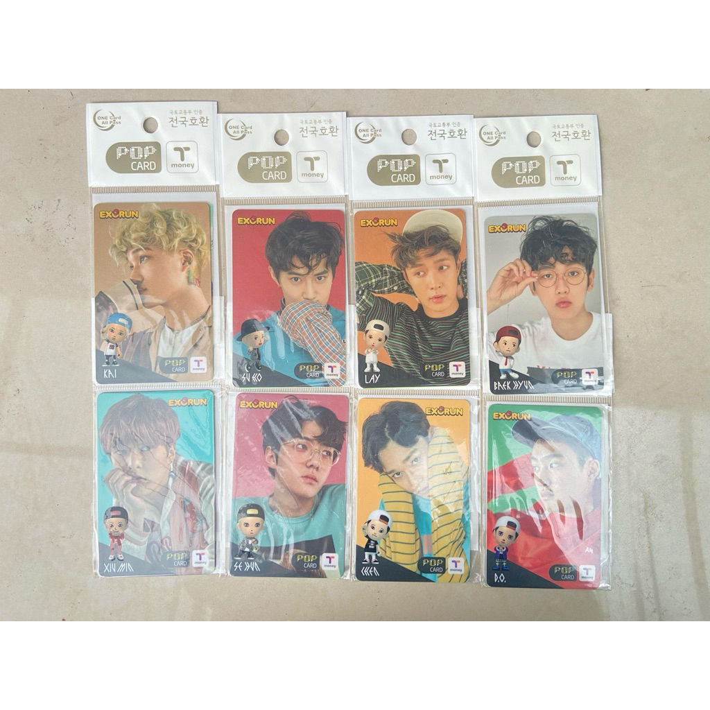 [พร้อมส่ง ส่งต่อ]T-Money ทีมันนี่ บัตรเติมเงิน(EXO เอ็กโซ) ใช้ได้จริง ทั่วประเทศเกาหลี