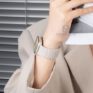 สาย smart watch 40/44/45/41/46มม สายนาฬิกา สําหรับwatch11 10 9 8 ultra 7 6 5 4 เเบบเเม่เหล็ก สําหรับแอปเปิ้ลวอช A-star