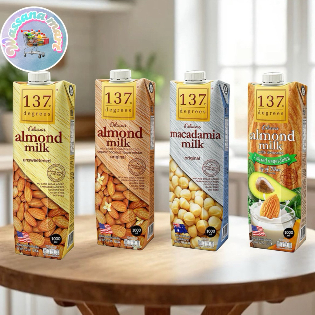 137 ดีกรี นมอัลมอนด์ ขนาด1ลิตร