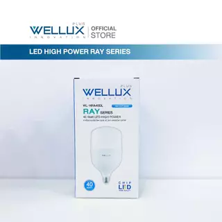 WELLUX หลอดไฟกำลังวัตต์สูง 20W 30W 40W 50W 60W แสงขาว แสงวอร์ม LED High Power ขั้วE27