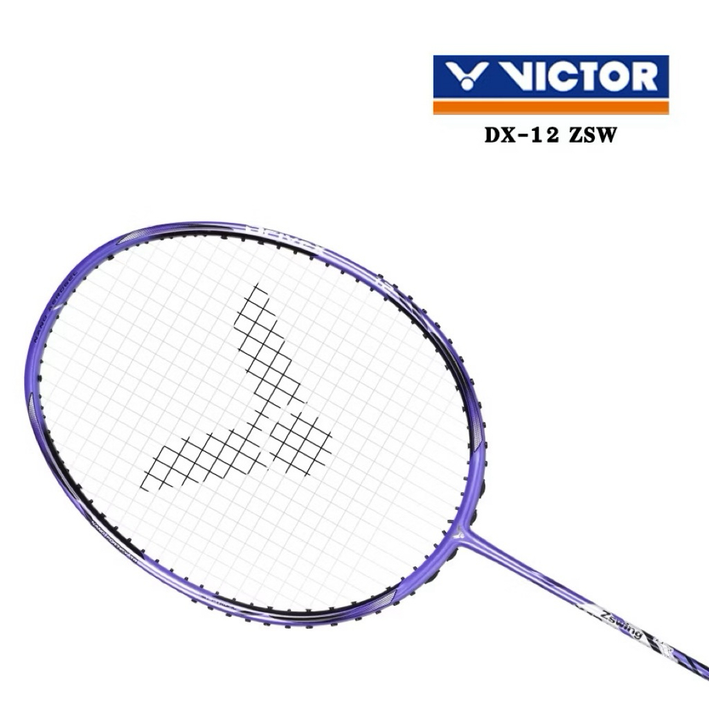 VICTOR ไม้แบดมินตัน รุ่น DX-12 ZSW แถม เอ็น+ ซองหนัง + กริปยาง + ประกันศูนย์ไทย