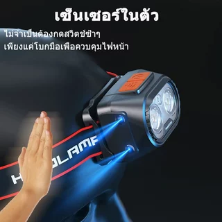 แหล่งแสง3สีไฟฉายคาดหัวแท้ledไฟคาดหัวแรงสูง สว่างมาก ปรับมุมและซูมได้ ไฟสายคาดหัว กันน้ำ ไฟส่องกบ ไฟส่องสัตว์ ไฟฉานคาดหัว
