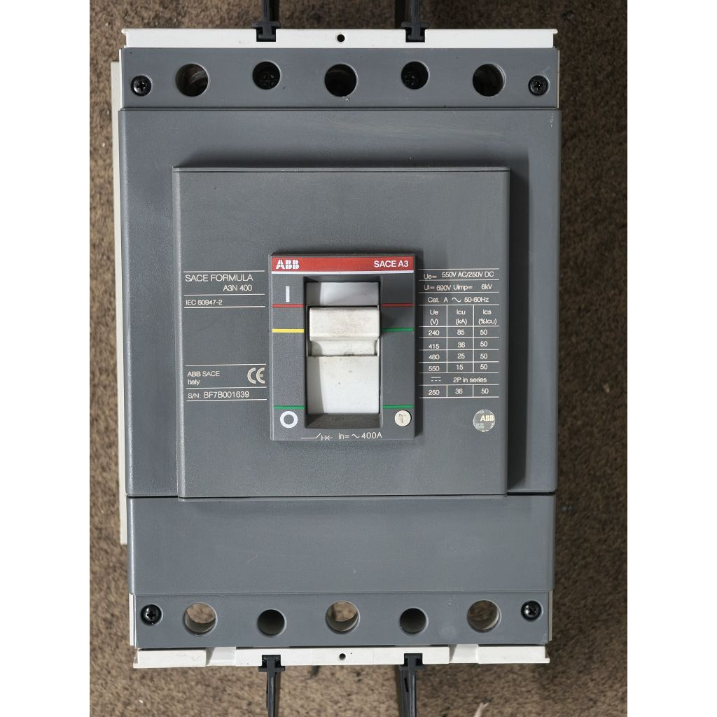 เบรกเกอร์ A3N 3P 400A ABB