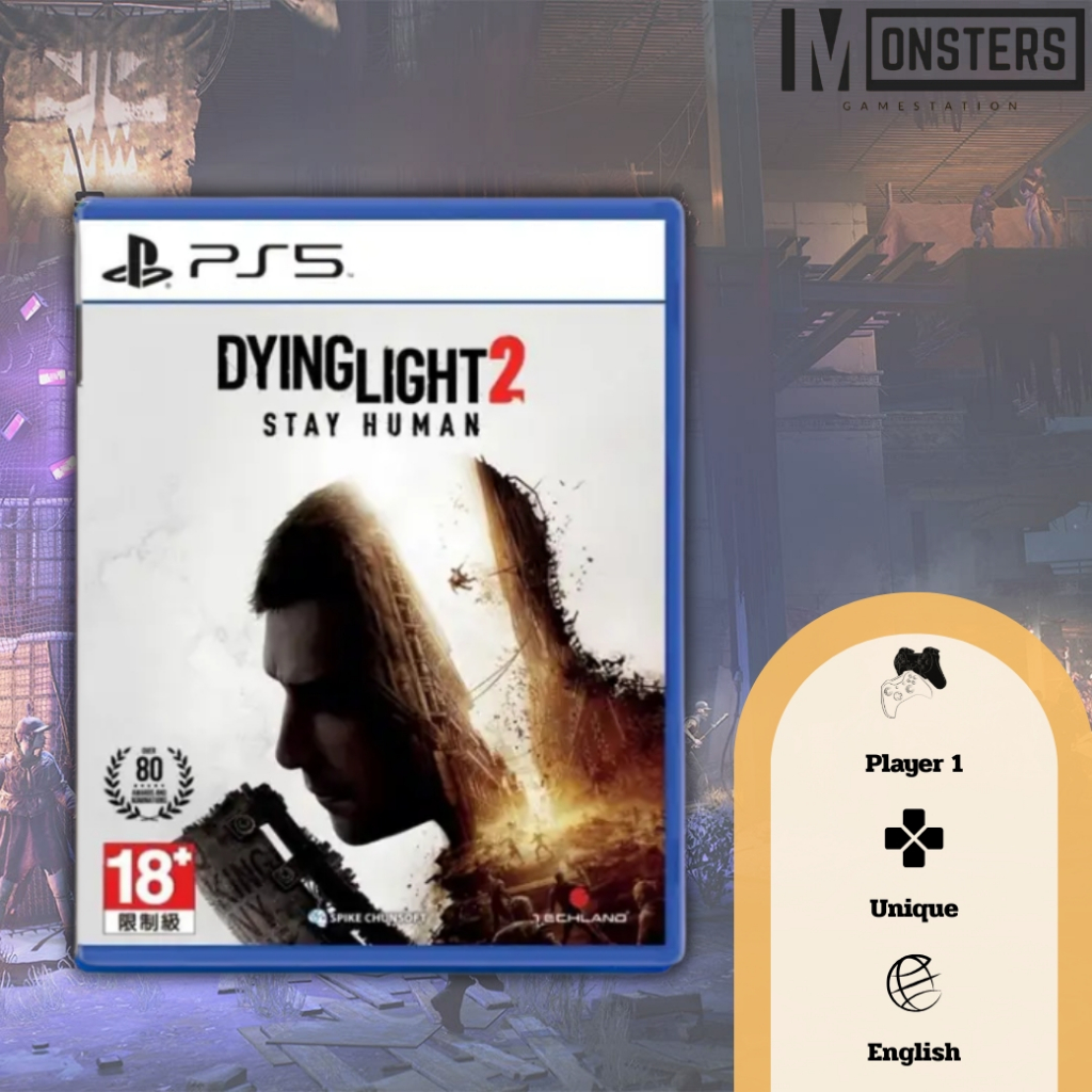 Dying Light 2 Stay Human [PS5] (สินค้าพร้อมส่ง) [มือ1] (ปก US)