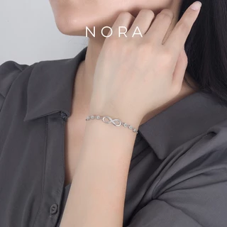 Jewelry สร้อยข้อมือแพลตตินัมสำหรับผู้หญิง แฟชั่น สร้อยข้อมืออินฟินิตี้ ของขวัญคู่รัก B251701