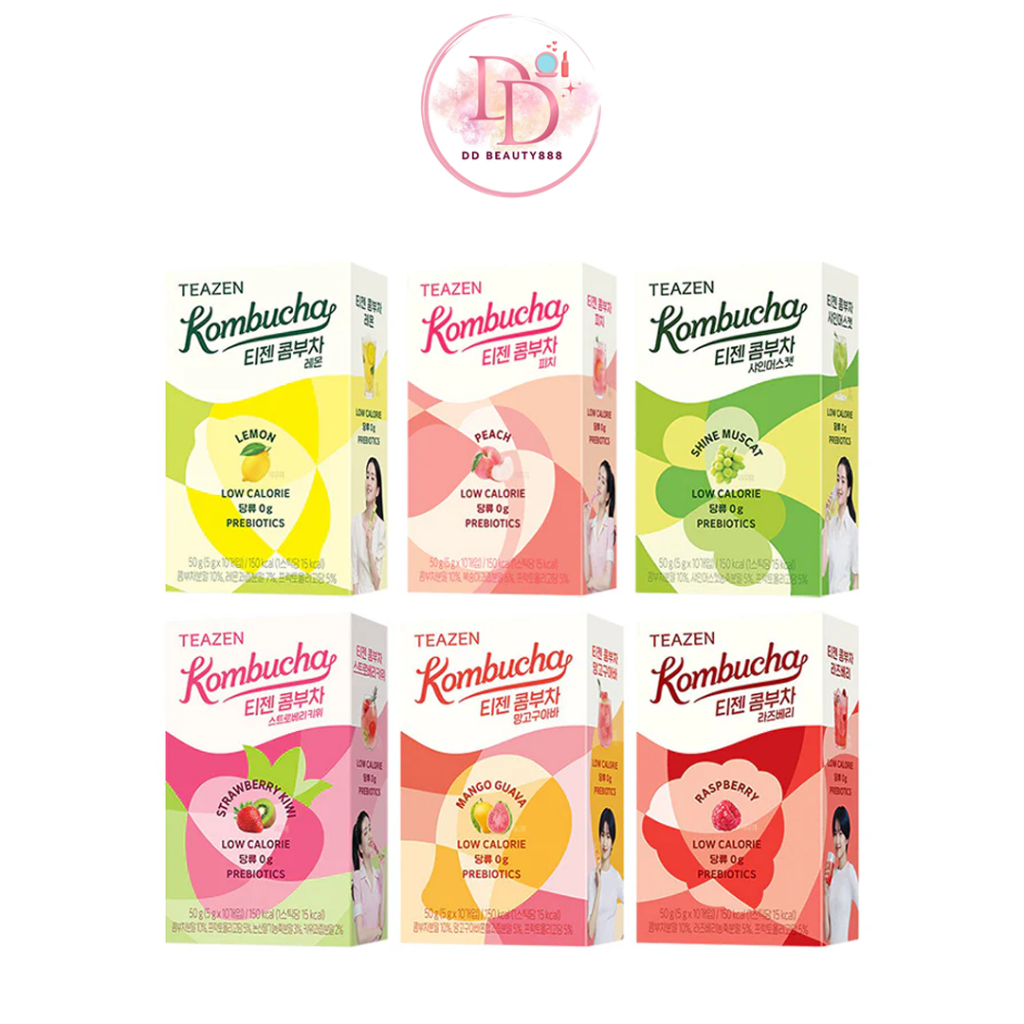 ชาหมักเกาหลี Teazen Kombucha ( 1 กล่องมี 10 ซอง )