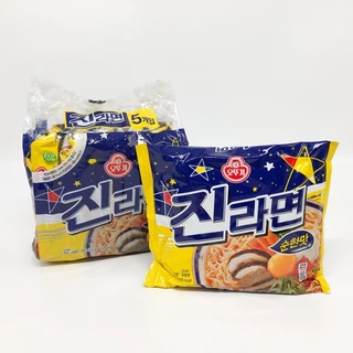 บะหมี่เกาหลี Jin Ramyun Mild 진라면 순한맛 รสออริจินอล พร้อมส่ง นำเข้าจากเกาหลี จินรามยอนเกาหลี