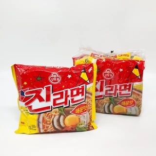 บะหมี่เกาหลี Jin Ramyun Mild 진라면 순한맛 รสออริจินอล พร้อมส่ง นำเข้าจากเกาหลี จินรามยอนเกาหลี