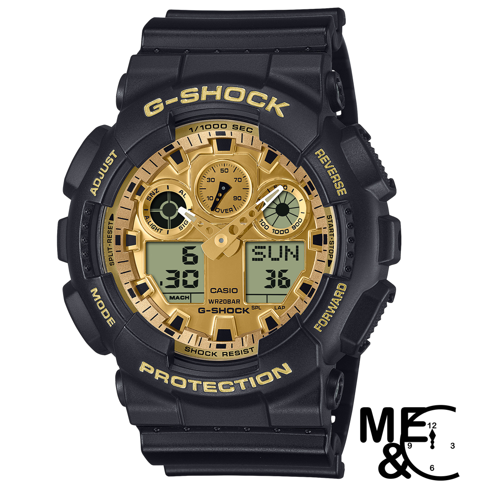 {[FLASH SALE]} CASIO G-SHOCK GA-100GGB-1A9DR ของแท้ ประกันศูนย์ CMG