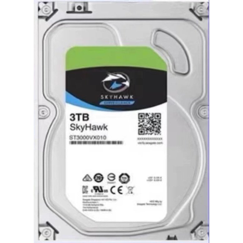 สำหรับกล้องวงจรปิด ความจำ 3TB HDD CCTV SKYHAWK (7200RPM, 64MB, SATA-3, ST3000VX010)