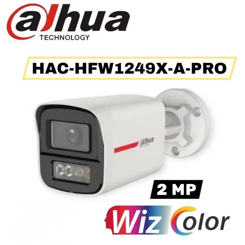 กล้องวงจรปิด Dahua รุ่น HFW1249XP-A-PRO 2.8mm  2MP WizColor