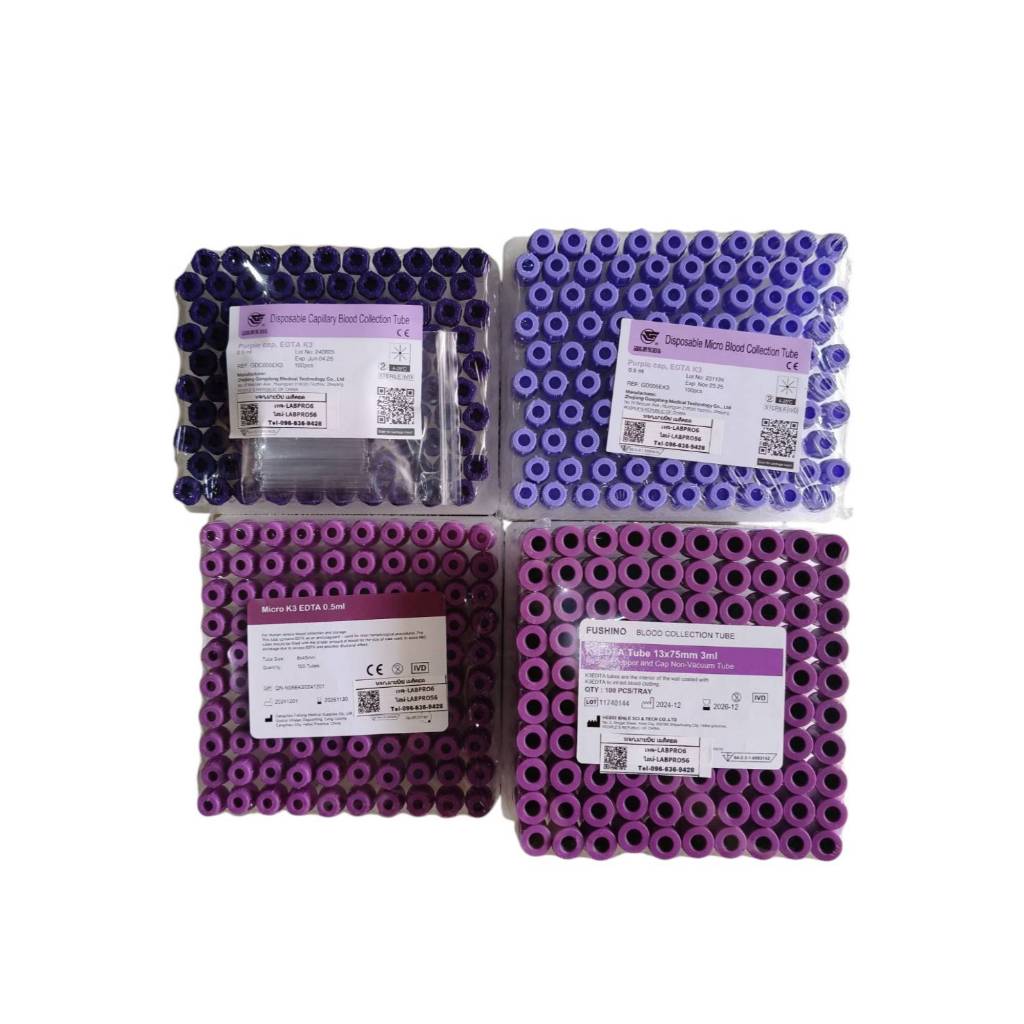 K3 EDTA  blood collection K3 EDTA Tube 0.5 ml,3.0ml.