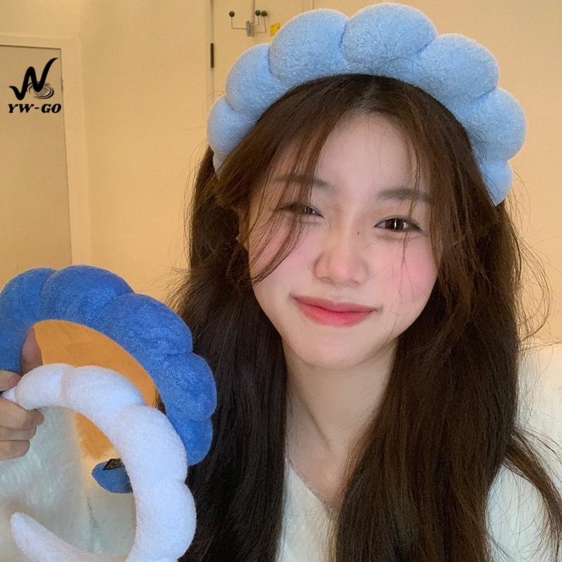 เครื่องประดับผม Headwear Hairbands ที่คาดผมเมฆ แฟชั่นเกาหลีฟองน้ําสูงนุ่ม G3562