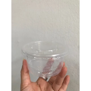 ถ้วยนึ่งพลาสติก PPขนาด6oz/7oz./8ozปากกว้าง95มม. บรรจุ1แถว50ใบใช้นึ่งอาหาร เข้าไมโครเวฟได้