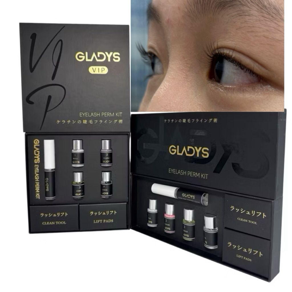 ชุดลิฟติ้งขนตาญี่ปุ่น Glasdys ลิฟง่าย งอนเด้ง ขนตางอนสวย