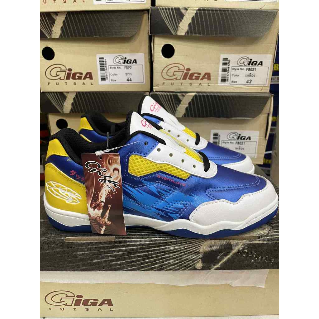 GIGA รหัสFG421 รองเท้าฟุตซอลผู้ชาย สีกรม/สีม่วง