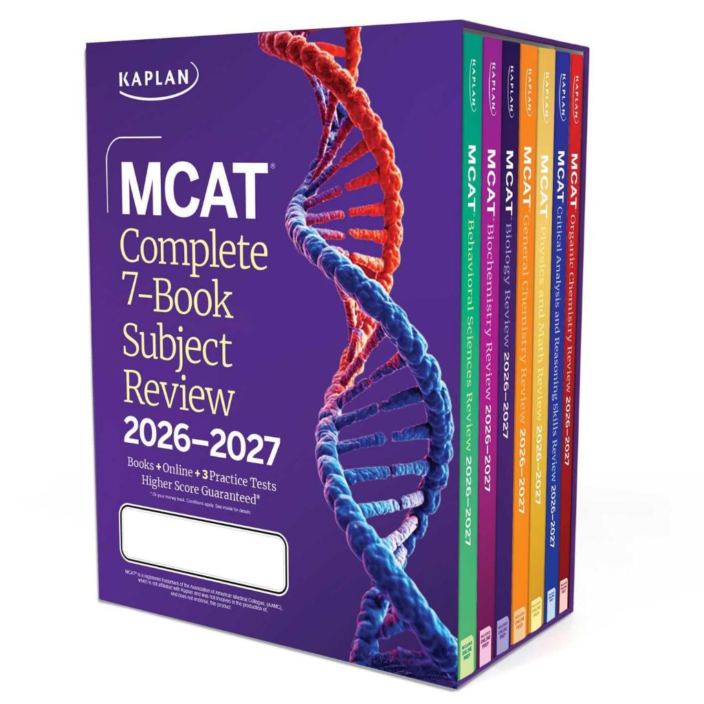 C321 9781506297545 MCAT COMPLETE 7-BOOK SUBJECT REVIEW 2026-2027 (SET INCLUDES BOOKS, ONLINE PREP, 3 PRACTICE TESTS)