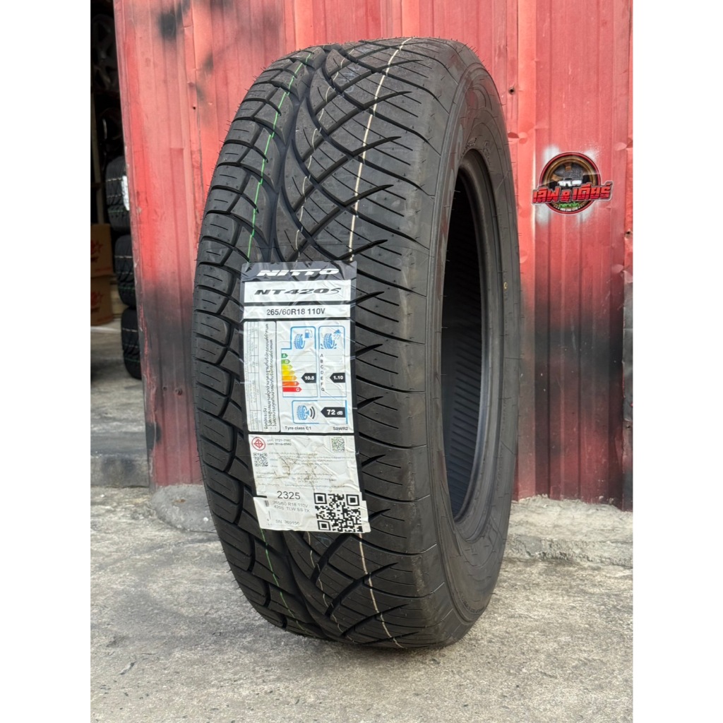 ยาง NITTO รุ่น 420S (JAPAN) ขนาด 265/60R18 ยางปี 2026 ราคาต่อเส้น แถมฟรีจุ๊บลมยาง Pacific