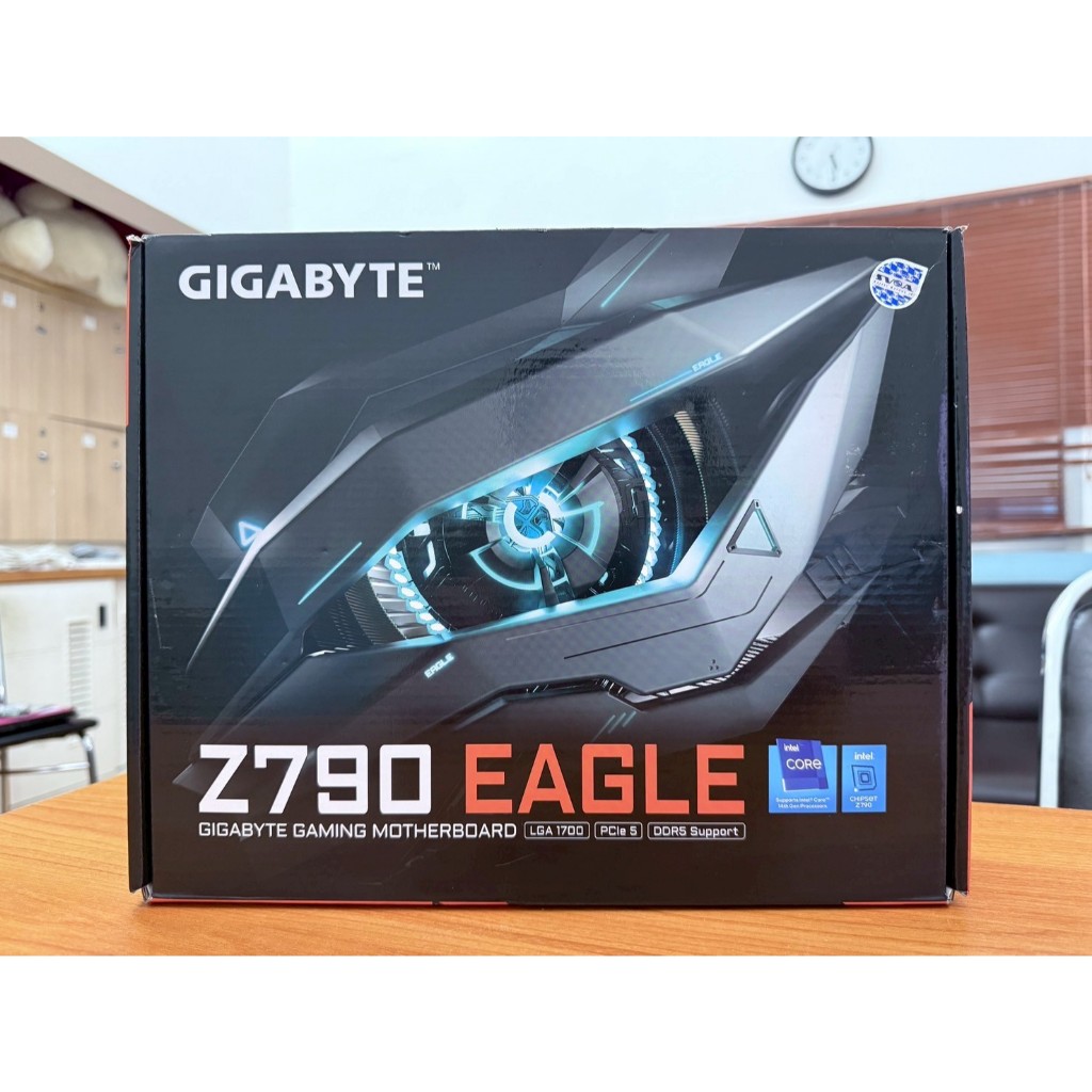 M/B GIGABYTE Z790 EAGLE DDR5 ตัว TOP (LGA 1700 ATX) มือ1 ครบกล่อง ประกัน ADVICE 14/06/2026 (เคลมอัปเ