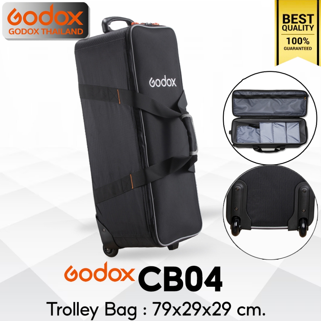 Godox Bag CB04 Trolley Bag For Studio Set ,Tripod, Light Stand, Accessories กระเป๋าล้อลาก กระเป๋าชุด