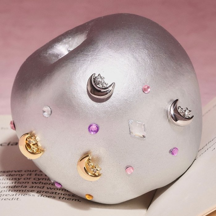 YVIS Moon Stud Brass Earring - Bedtime Story